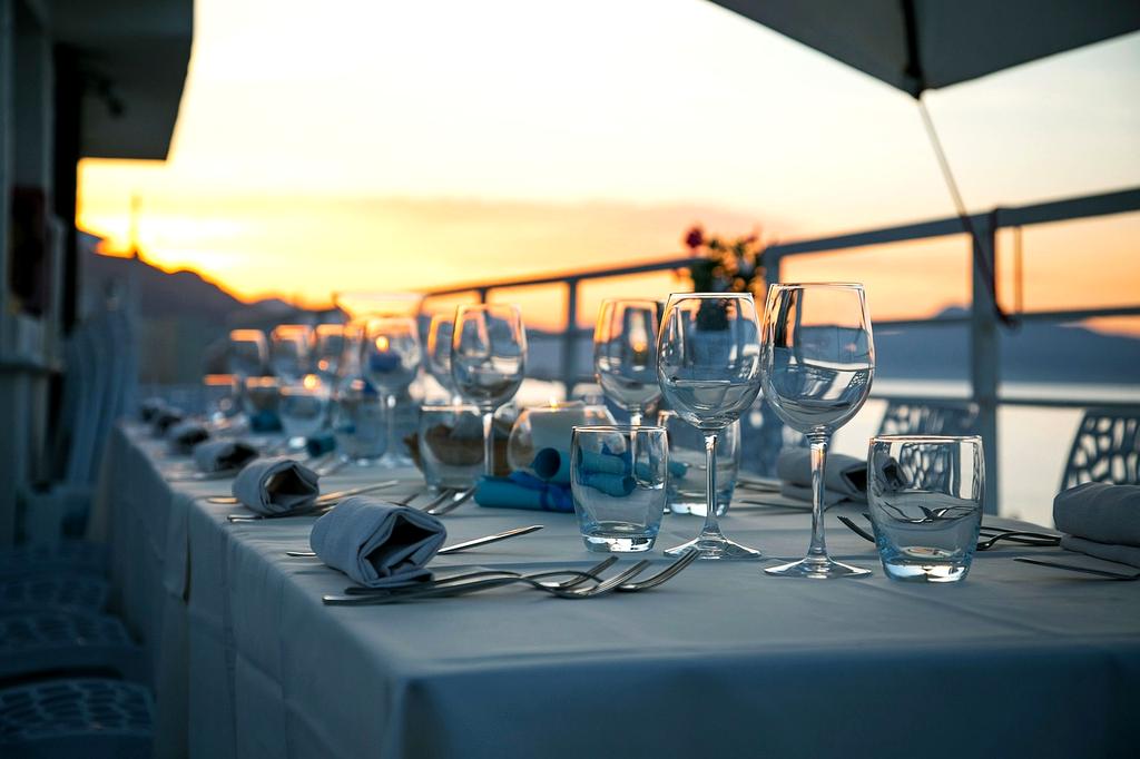 Delicious local cuisine served at a weekend getaway dining table